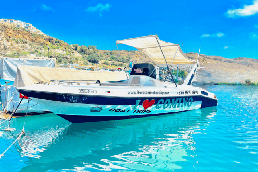 Mellieha / Gozo: Gozo, Comino & Crystal Lagoon Private Boat Trip