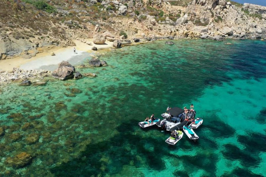 Mellieha: Comino and Blue Lagoon Jet Ski Safari Tour