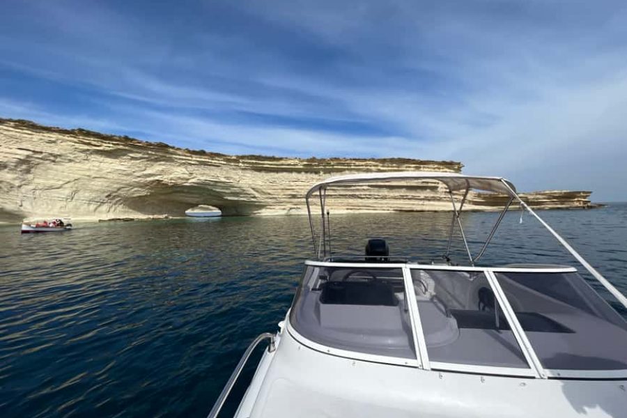 Sliema: Private Boat Trip – Malta South Coast Swim & Snorkel