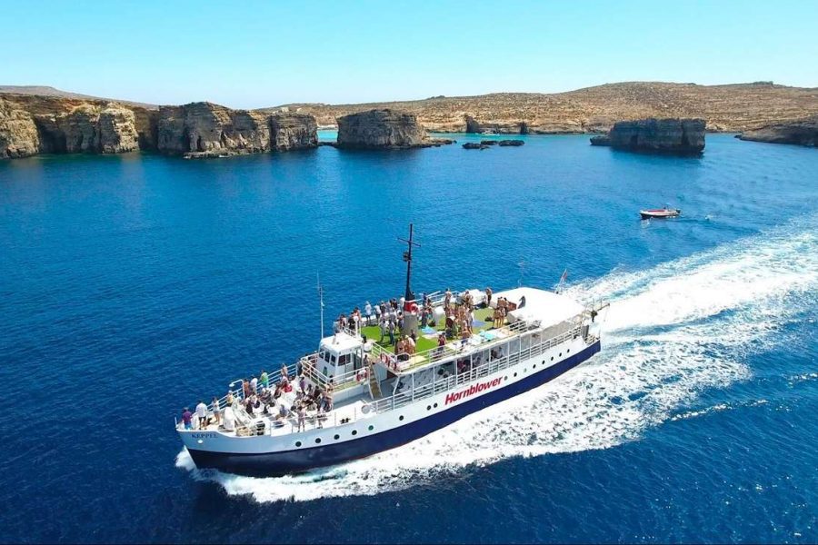 Bugibba: Comino Blue Lagoon & Caves Boat Trip