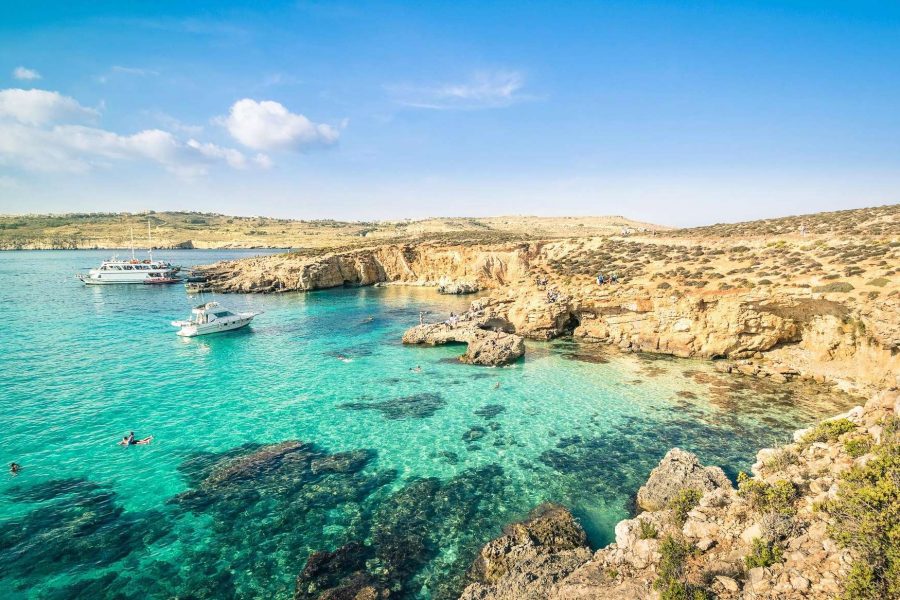 St Julian’s: Comino and Blue Lagoon Boat Trip by Speedboat