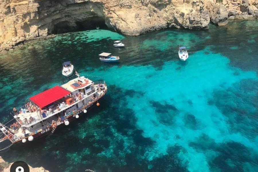 Mellieha: Gozo Comino and Blue Lagoon Boat Trip with Swim Stop
