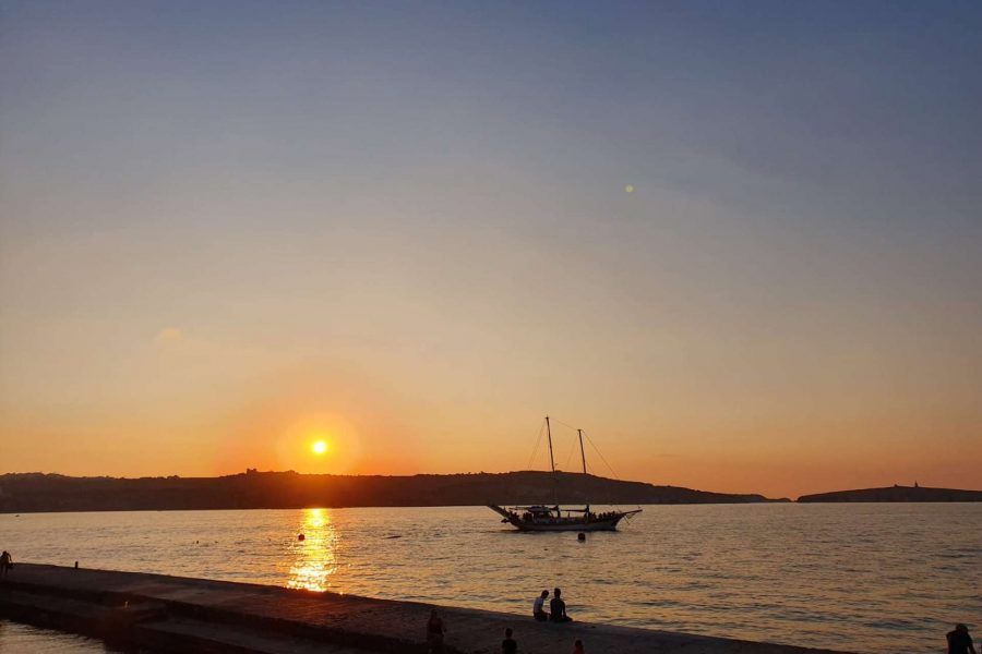 Bugibba: Blue Lagoon Evening Swim & Snorkel Sunset Boat Cruise