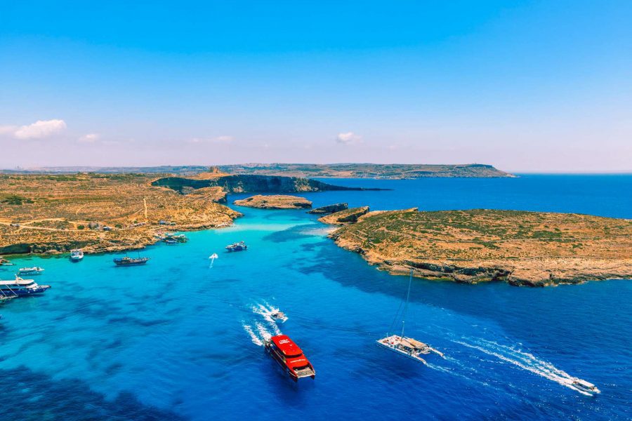 Bugibba: Gozo, Comino and Blue Lagoon One-day Boat Trip